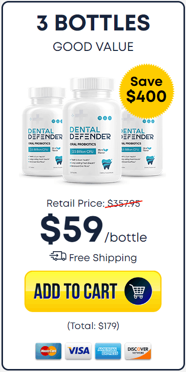 Buy Dental Defender 3 Bottle